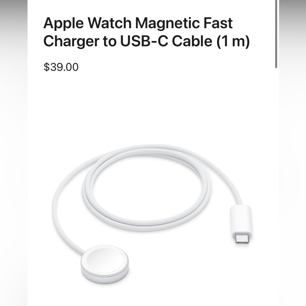 Apple USBC watch charger